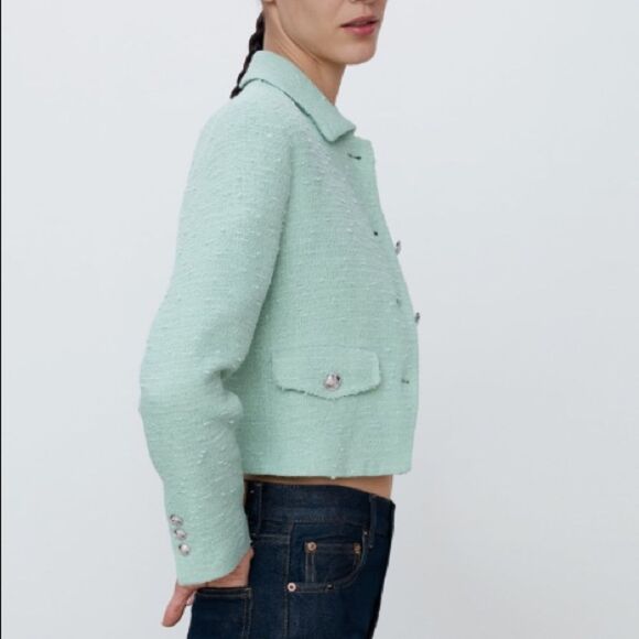 Textured weave jacket - Picture 7 of 12